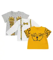[Stella McCartney Kids] Stella McCartney Kids Baby set of 3 cotton T-shirts M 3 multicoloured