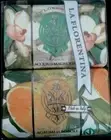La Florentina Set of Two Tuscan Soaps Fresh Acqua DI Magnolia and Boboli Citrus