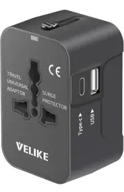 TravelAdapte WorldwidePlugConverte WallTypeC ChargerACPowerPlugUSB C CharginPort