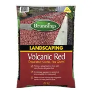 SA NEW Brunnings Volcanic Red Decorative Scoria Pea Gravel 20kg