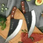 Boning Knife Set Handmade Forged Steel Wood Handle Chef Slicing Eviscerating Cut