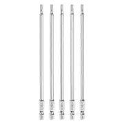 5pcs 3mm (H3) Hex Head Wrench Drill Bit 6" Long Magnetic Screwdriver Bits