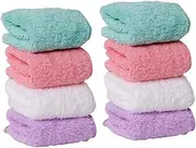 MERRYHAPY Comfortable Saliva Napkins for Boys and Girls 8 Pack Soft Face Wipes Infants Towels Nursing Towels Face Tissue Dry Wipes