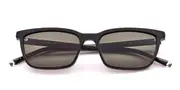 Paradigm 20-57 Polarized Black Men's Sunglasses Black Size 53