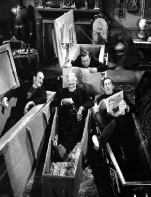PETER LORRE VINCENT PRICE BORIS KARLOFF & BASIL RATHBONE Picture Photo 13"x19"