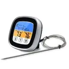 Digital Thermometer Kitchen Meat Probe Thermometer with Touchscreen LCD Display
