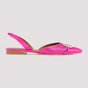 [Malone Souliers] Malone Souliers-Fuchsia Satin Misha Flats-Donna 36 IT