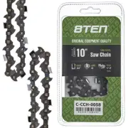 Chainsaw Chain 10 Inch .043 3/8 LP 40DL for Black and Decker LCS1020B LCS1020