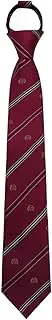 [LJBFNN] Boys Striped Zip Tie Pre-Tied Adjustable Tie for School Uniforms, Weddings and Graduations (Red, Black, White, Brown)