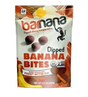 Barnana Banana Bites Dark Chocolate Peanut Butter Cup 3.5 Oz (Pack Of 1)