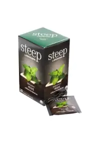 Steep By Bigelow Organic Mint Tea Bags - 20/Box Certified Organic, Gluten-Free