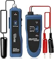Rechargeable Underground Cable Locator, Electrical Wire Tracer, Underground Wire Locator for Pet Fence Buried Sprinkler Valve, Cable Tester for Locating Irrigation Tone Generator Kit Probe