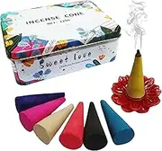 Incense Cones | Long-Lasting Fragrance Natural Incense | Long-Lasting Incense for Relaxation and Meditation