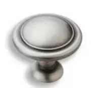 Amerock (Sold in 9’s) BP1387AS 1-1/4” knobs in Antique Silver