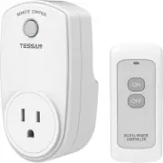 Remote Control Outlet, Wireless Electrical Plug Switch for Lights, Lamps, Fans,
