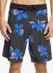 Quicksilver NWT $60 Highlite Arch 19 Floral Boardshorts Men $55 Swim Size 28