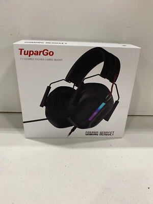 TuparGo G9PRO 7.1 Surround Sound RGB Gaming Headset & Mic-Gel Earpads-Ergonomic