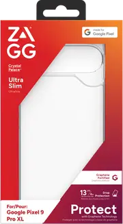 ZAGG Crystal Palace Case Pixel 9 & 9 Pro Clear