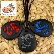 Autism Chewy Necklace - Chewie Tube Sensory ASD ADHD SPD Chew Dragon