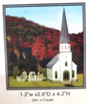 Z Scale Miller Eng Micro-Structures Kit #970 - St. Mary's Church NIB