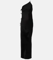[Rick Owens] Rick Owens Taco one-shoulder minidress AU 12 black