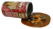 Display Fake Food Prop Campbells Soup Chunky Sirloin Burger