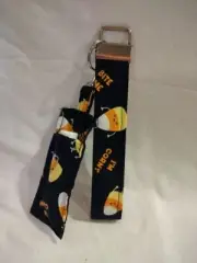 Candy corn keychain and chapstick holder