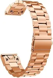 [MGTCAR] 26mm Watchband Strap For Garmin Fenix 6X Pro/Descent MK1 / D2 Delta PX 5X Stainless Steel Band Watch Quick Release Correa