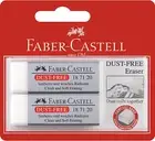 Faber-Castell Dust-Free White Erasers, 2-Pack (Model 82-187165)