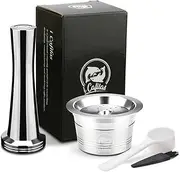 Stainless Steel Reusable Filter Coffee Capsule Pods Tamper Maker Kit for Caffitaly Kfee Machine