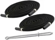 2Pcs Cotton Drawstring Cord Replacement Drawstrings for Sweatpants and Shorts...