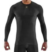 Skins Series-5 Mens Compression Long Sleeve Top (Black)