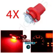 4 X Red T5 B8.5D 5050 Epistar SMD LED Bulbs Dashboard Cluster Gauge Side Light (for: Lexus)