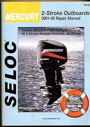 Mercury Outboards 2001-05 Repair Manual All 2-Stroke Engines