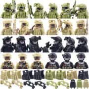 Hot Military Building Blocks Ghost Special Forces Soldiers Figure Bandits Access