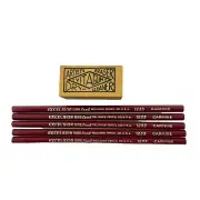 Vintage Pencil Lot and Vitagum Eraser Reliance Excelsior Duro Lead 1233 Red