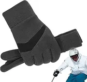 [Generic] Men Winter Gloves - Touchscreen Fleece Thermal Gloves Winter Gloves | Non-Slip Windproof Men Gloves Soft Insulated Gloves for Driving & Running
