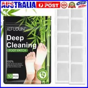 10pcs Foot Detox Patches Pads Toxins Deep Cleansing Herbal Organic Slimming