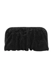 Shine the bag in hand. One size Black