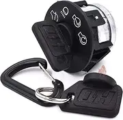 HD Switch Ignition Switch Replaces Gravely Ariens 01588300 15883 for ZT XL Mini ZT Zoom 34 42 50 1434 1534 1540 1634 1640 1740 1744 1840 1842 1844 1944 2040 2044 2048 Includes 2 Key & Free Carabiner