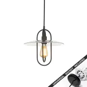 Snap Lighting Papillon Glass Coolie Downlight to Pendant Light Conversion Kit