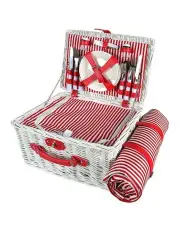 [Traderight] Picnic Basket Set With Blanket