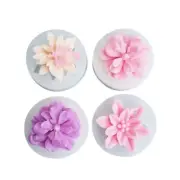 Camellia Lotus Fondant Cake Mold for DIY Decoration Making Ornaments