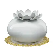 Aromatherapy Diffuser Aroma Ceramic Essential Oils Air Humidifier Lotus