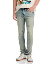 Rta Clayton Skinny Jeans in Ocean Shade