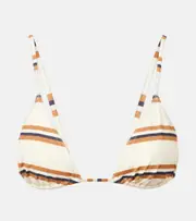 [Eres] Eres Flots striped bikini top AU 12 white