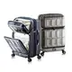 PANTHEON 24吋 鐵灰 雙口袋可擴充上開行李箱 前開箱 商務箱 PTS-6006 BSMI字號R55201
