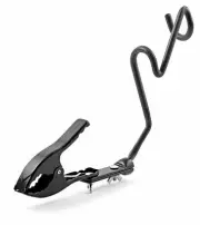 Heavy Duty Clamp-On - ROD HOLDER - Rubber Coated ice fishing bucket pole