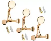 Backpack Hooks for Wall Coat Rack Metal Heavy Duty Double Hooks Wall Gold