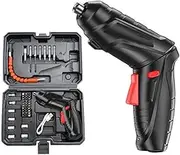 Rechargeable Mini Electric Screwdriver 90°-180°Rotating Handle LED Wireless Screwdriver Drill Electric Screw Driver